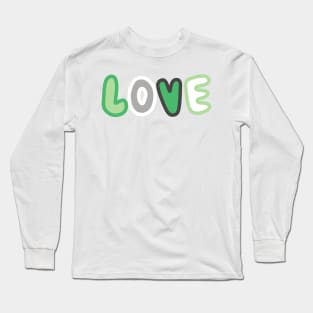 aromantic love Long Sleeve T-Shirt